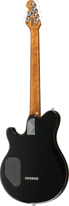 Music Man Axis SuperSport HH Hardtail Roasted Neck Electric Guitar Black SugarRoasted Maple Neck