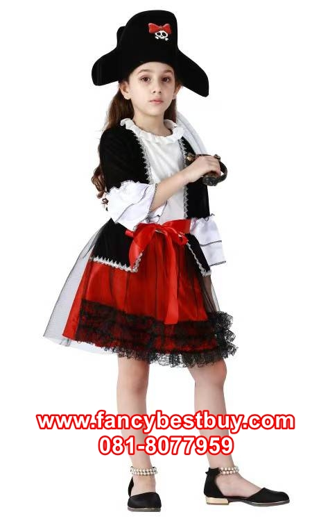 ชุดแฟนซีเด็ก สาวน้อยโจรสลัด Pretty Pirate Girl มี ขนาด M, L, XL