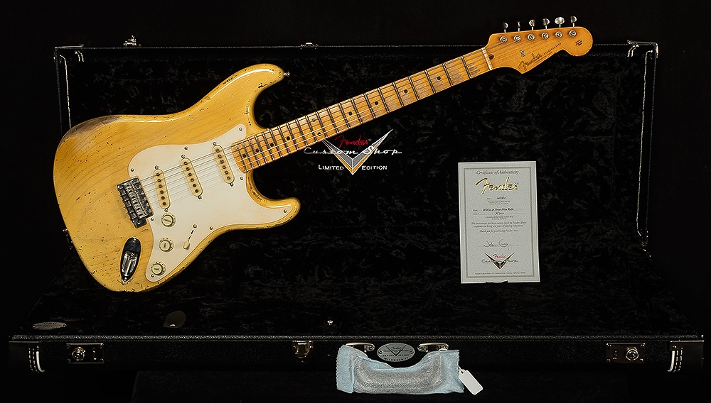 Fender Custom Shop Masterbuilt Dealer Select Wildwood 10 57 Stratocaster - Faded Nocaster Blonde