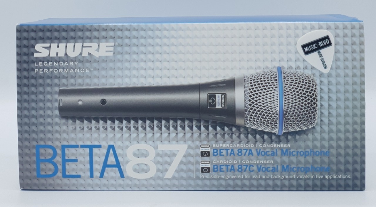 Shure Beta 87A Supercardioid Condenser Mic