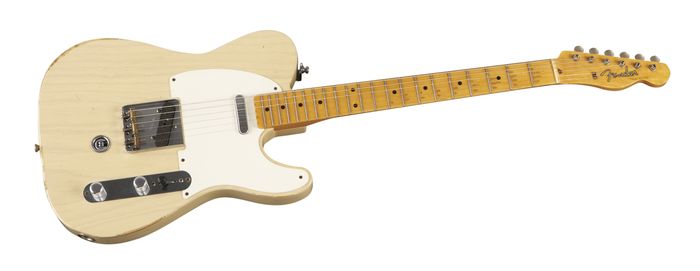 Fender Custom Shop 1957 Telecaster B-Bender Relic Electric Guitar Master Built by Dale Wilson Honey Blonde
