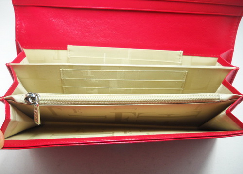 กระเป๋าสตางค์ ELLE แดง ใหม่ แท้