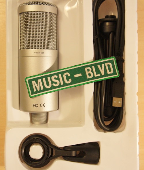 Audio-Technica ATR2500-USB Side-Address USB Microphone w/ Headphone Monitor