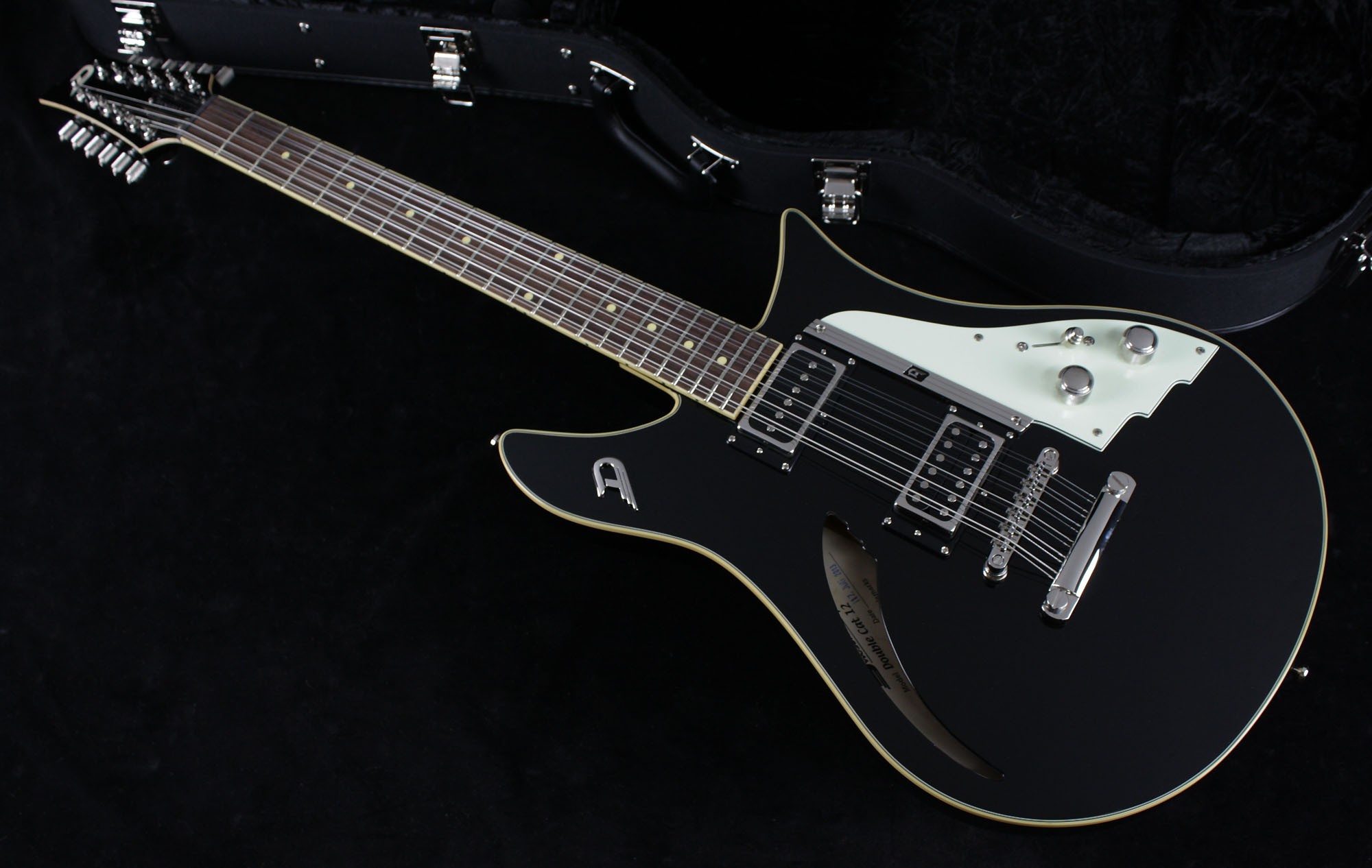 Duesenberg Double Cat 12-String DDC-12 Black #130956