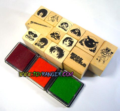 ที่ปั๊มตรายาง Puella Magi Madoka Magica 13 แบบ ชุด B