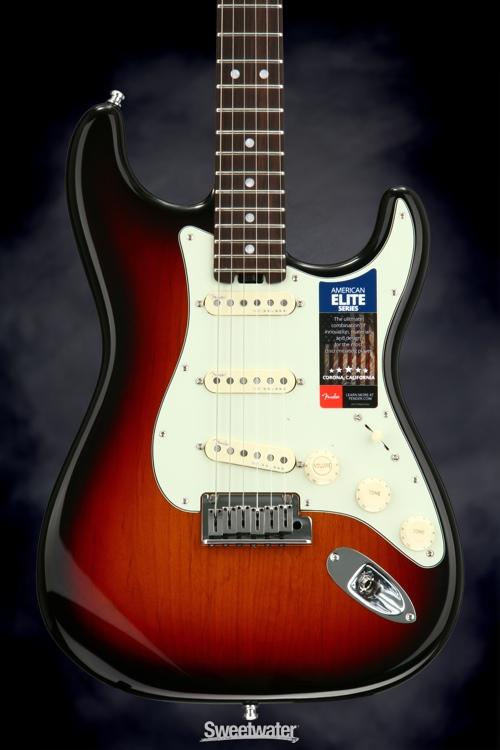 Fender American Elite Stratocaster, Rosewood - 3-Color Sunburst