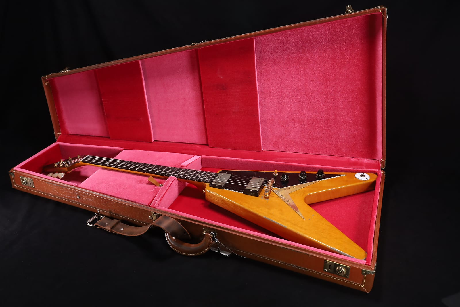 Gibson Joe Bonamassa "Amos" 1958 Flying V Collector's Edition - Antique Natural