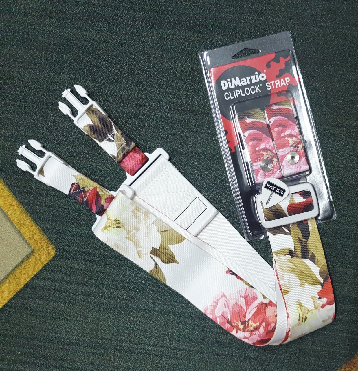 DiMarzio Polyphia Floral Muse ClipLock Guitar Strap