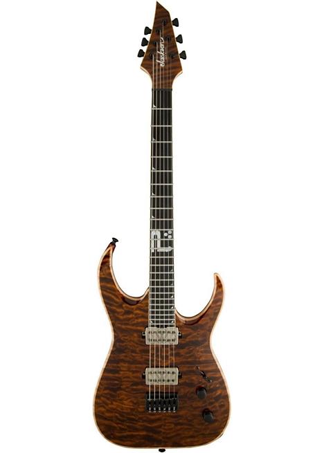 Jackson USA Signature Model Misha Mansoor Juggernaut BULB HT6 Electric Guitar - Amber Tiger Eye