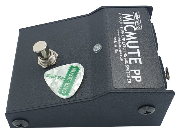 Whirlwind Micmute PP Push-On/Push-Off Audio Switch (Pedal)