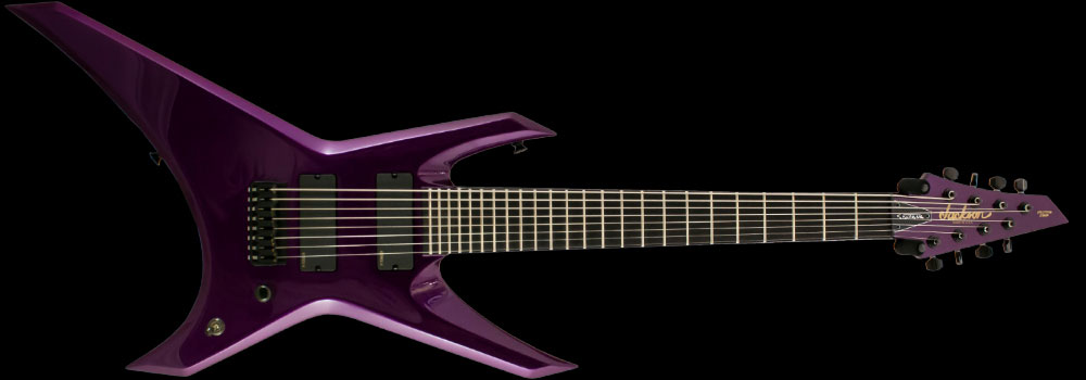 Jackson Custom Shop Pablo Extreme Warrior 8 Electric Guitar - Pablo Purple
