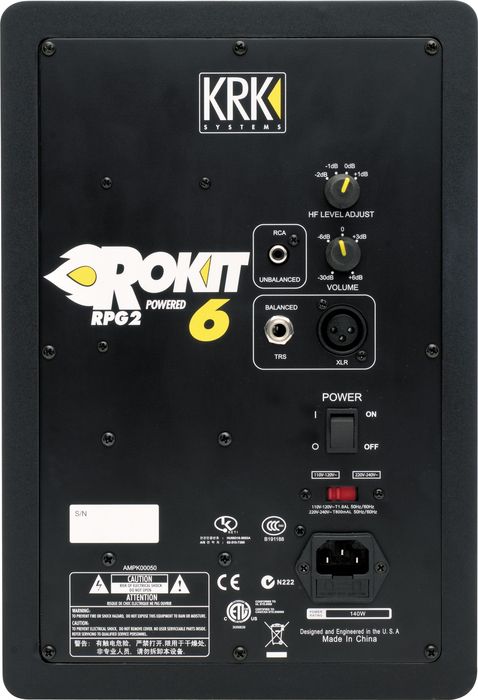KRK Rokit Powered 6 Generation 2 Studio Monitor (Each)