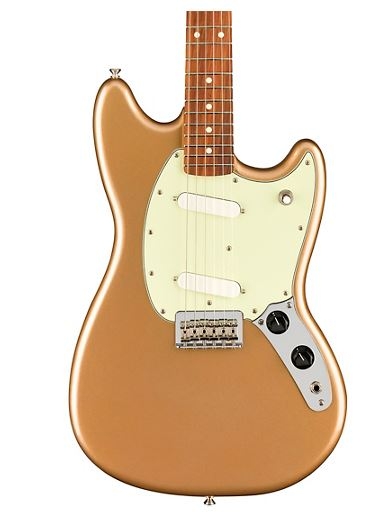 Fender Player Mustang Electric Guitar With Pau Ferro Fingerboard Firemist Gold