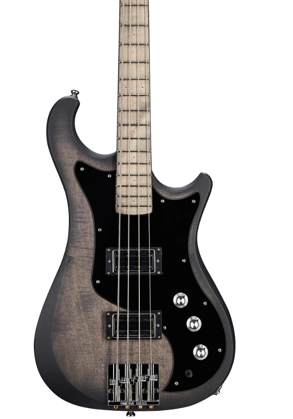 Dunable Guitars Thunderclapper Electric Bass Guitar Black Burst