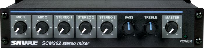 Shure SCM262 Stereo Microphone Mixer
