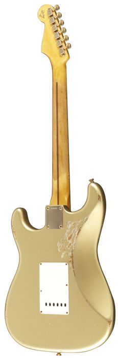 Fender Custom Shop 1957 Stratocaster Relic Gold Hardware Electric Guitar Master Built by Dale Wilson Gold