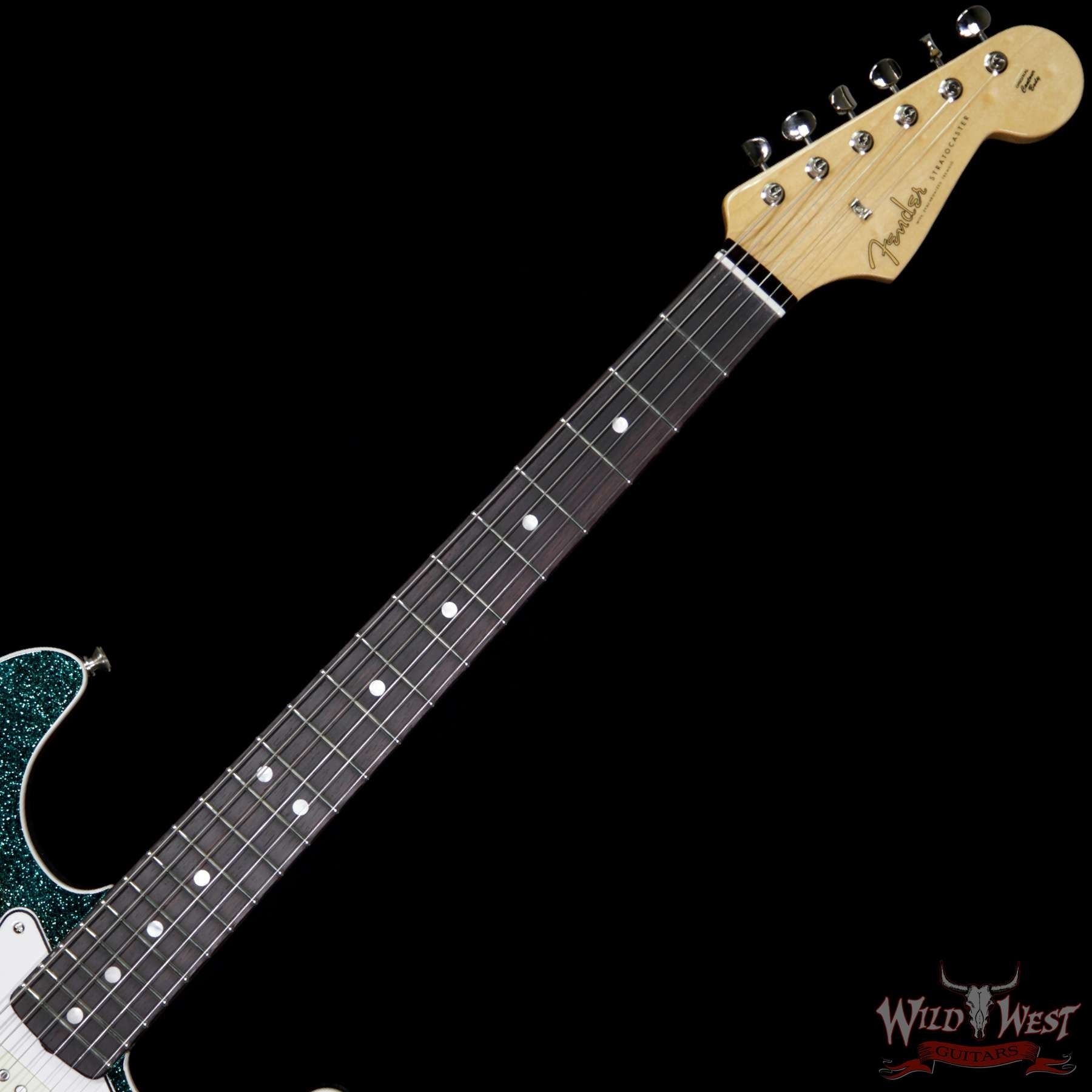 Fender Custom Shop Mark Kendrick Founders Design Stratocaster - Golden Teal Sparkle Burst