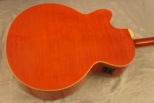 Gretsch Guitars G5022CE Rancher Jumbo Cutaway Acoustic-Electric Guitar Western Orange Stain Rosewood Fretboard