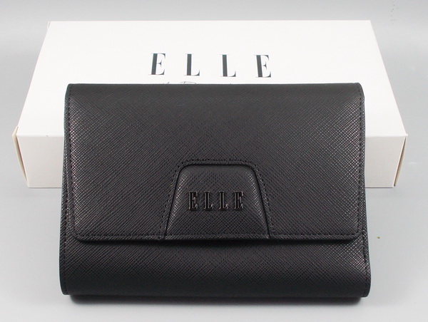 กระเป๋าสตางค์ ELLE ดำ ใหม่ แท้