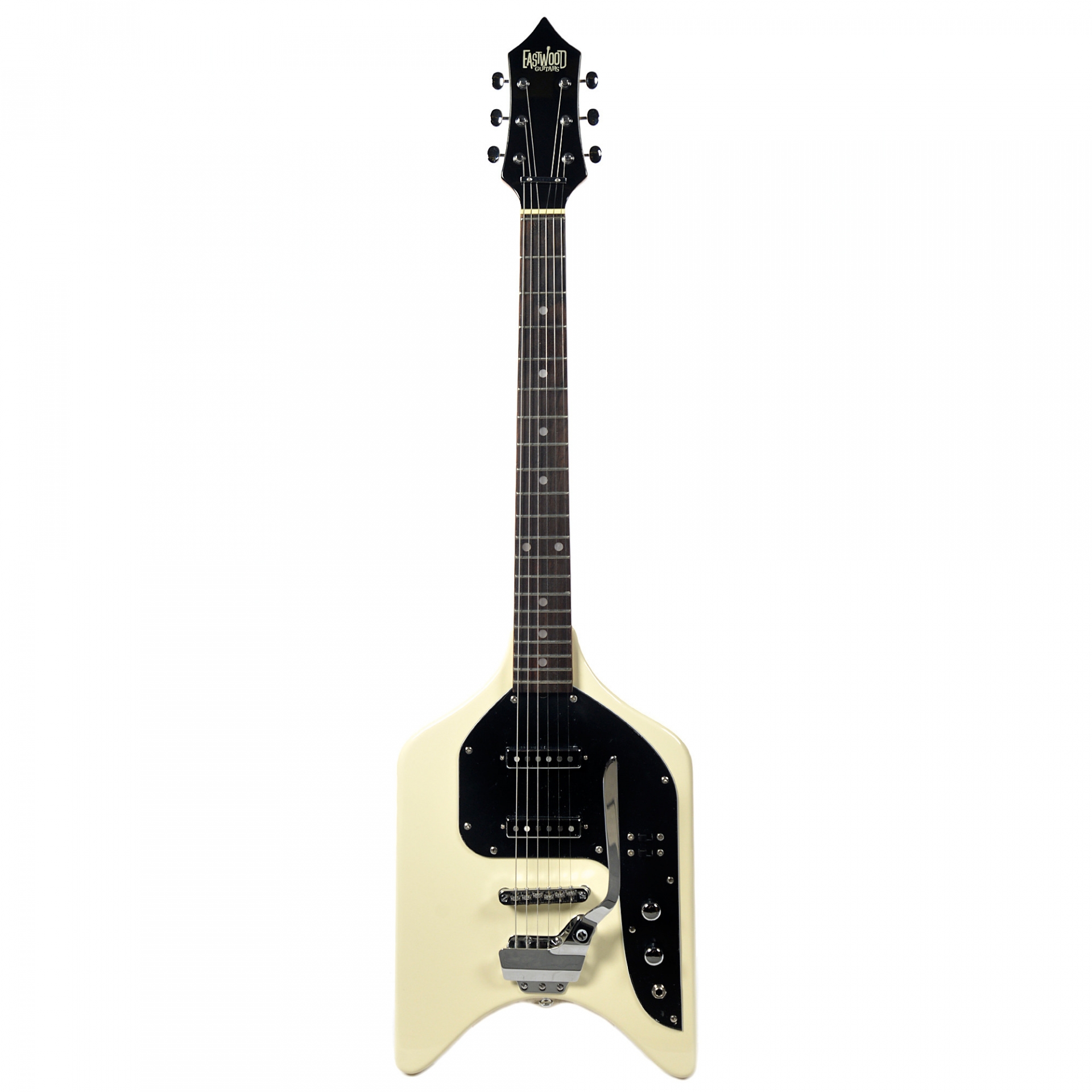 Eastwood Flying Wedge Deluxe Tremolo Vintage Cream