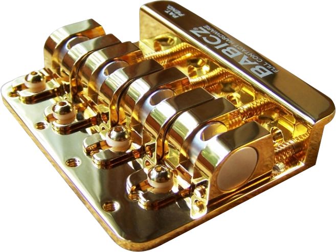 Full Contact Hardware 4-String Fender-Style Bass Bridge