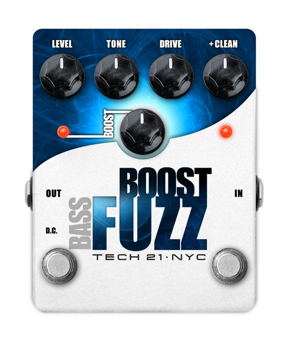 Tech 21 Bass Boost Fuzz Analog Bass Fuzz Pedal