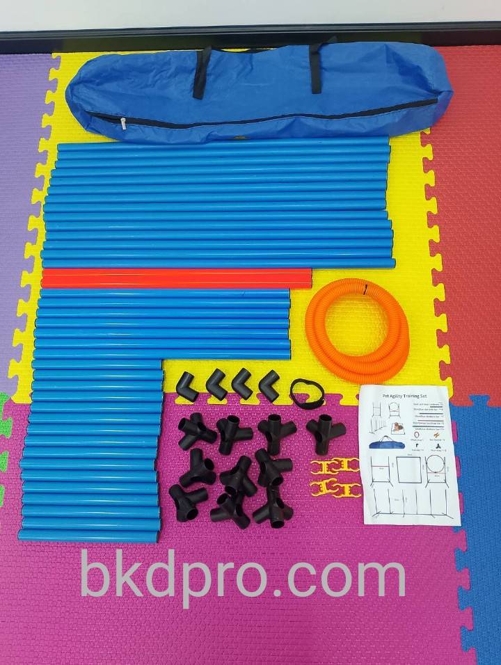 เช็ตเครื่องเล่นสนามสุนัข ฝึกน้องหมา pvc , เครื่องเล่นสุนัข, ของเล่นหมา, ฝึกสุนัข, กระโดด ,อุปกรณ์เสริมสำหรับสุนัข ,พร้อมส่ง dog playground training