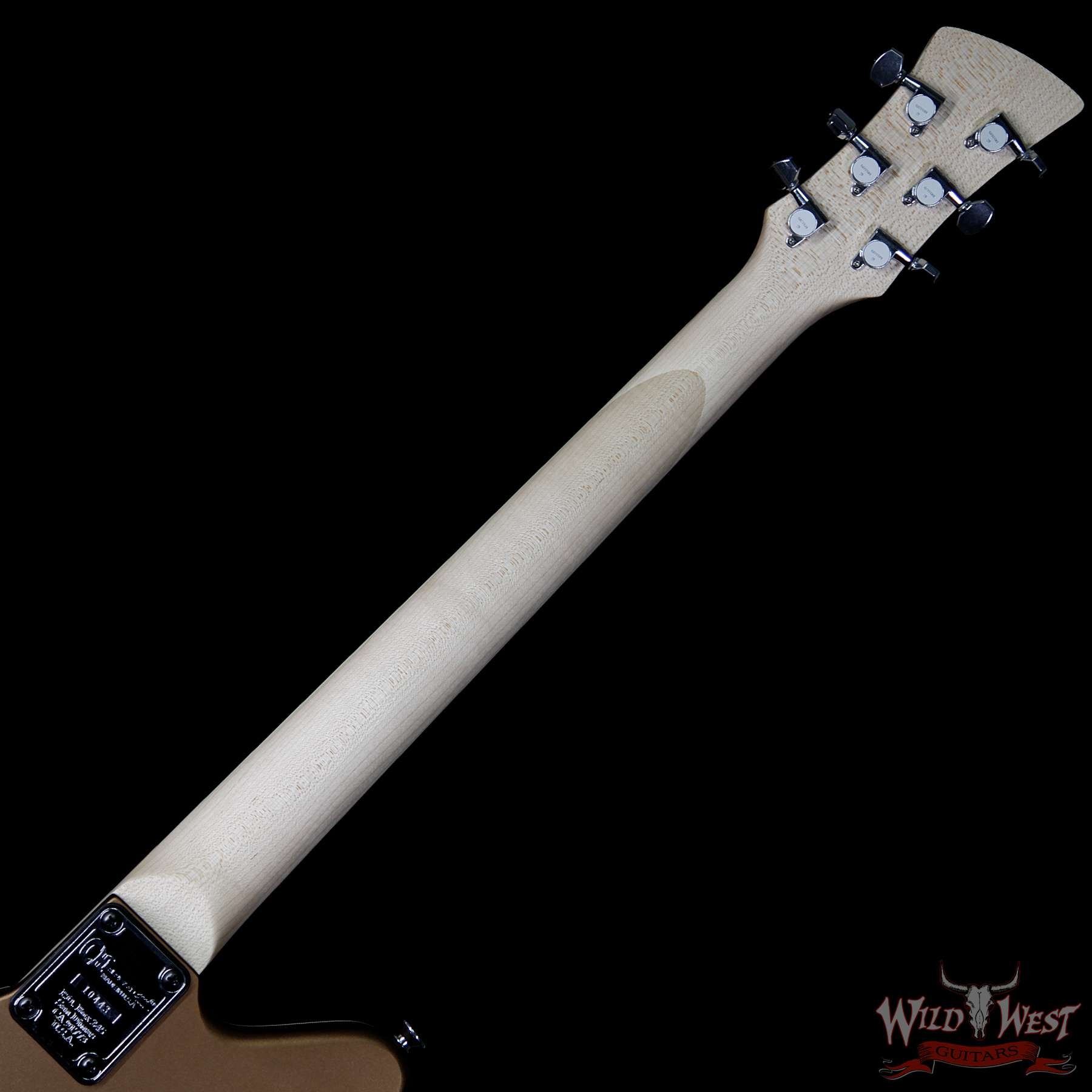 Charvel USA Custom Shop Red Dave Nichols Masterbuilt P90 Surfcaster Dart Swinger Brown