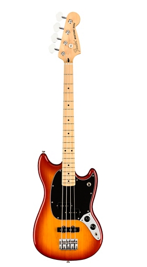 Fender Player Mustang PJ Bass with Maple Fingerboard Sienna Sunburst
