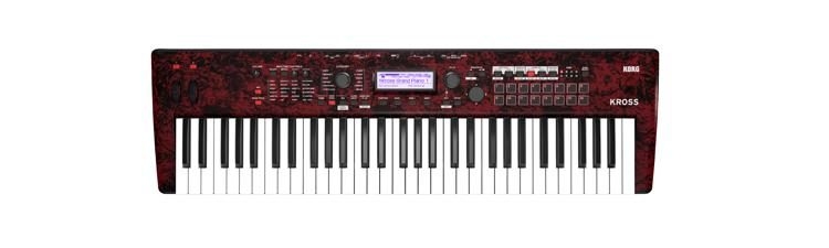 Korg Kross2 61-key Synthesizer Workstation - Limited Edition Red Marble