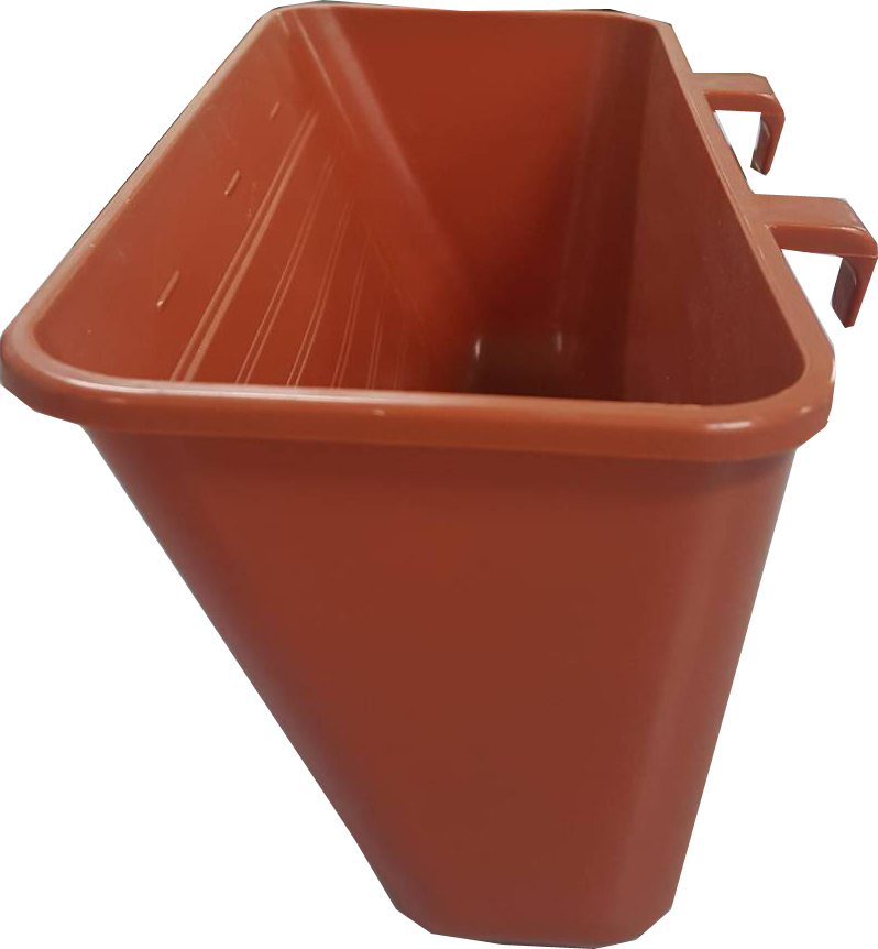 กระถางต้นไม้สวนแนวตั้งขนาดใหญ่พิเศษ สีน้ำตาล