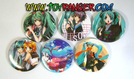เข็มกลัด Miku Vocaloid ชุด 7
