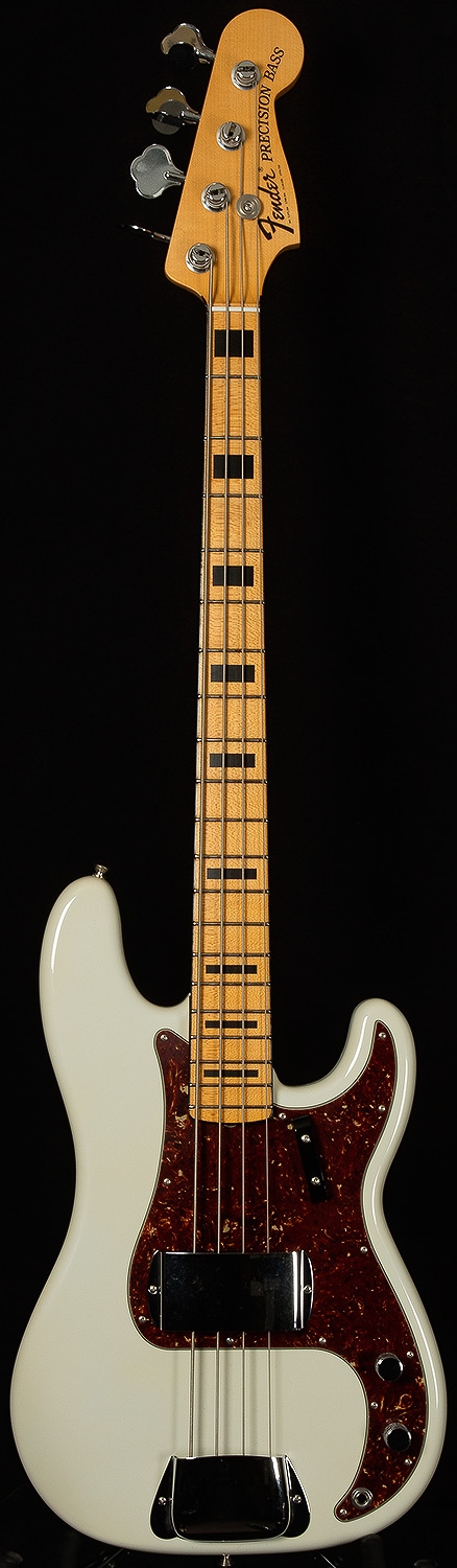 Fender Custom Shop 2017 Collection 1969 Precision Bass Closet Classic - Aged Olympic White