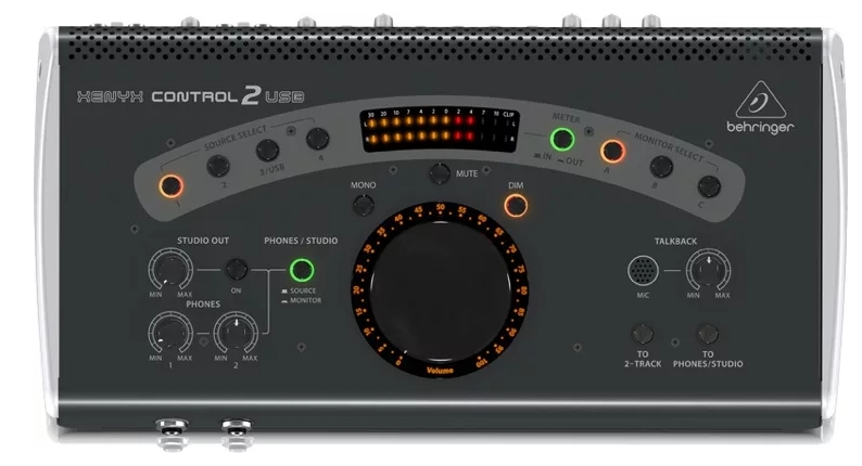 Behringer CONTROL2USB High-end Studio Control with VCA Control and USB Audio Interface