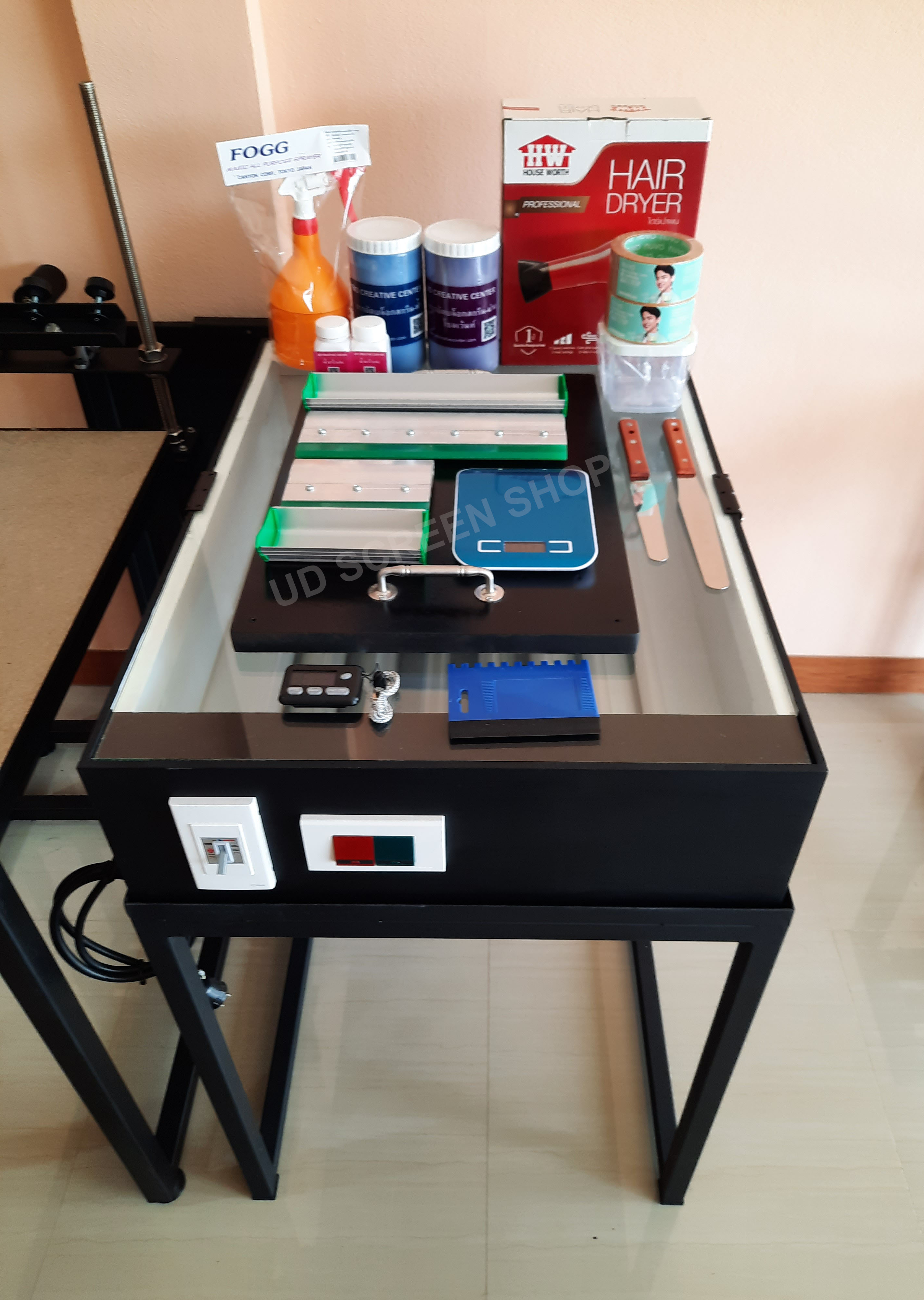 ชุดเริ่มต้นงานสกรีนมืออาชัพ Professional Set 1