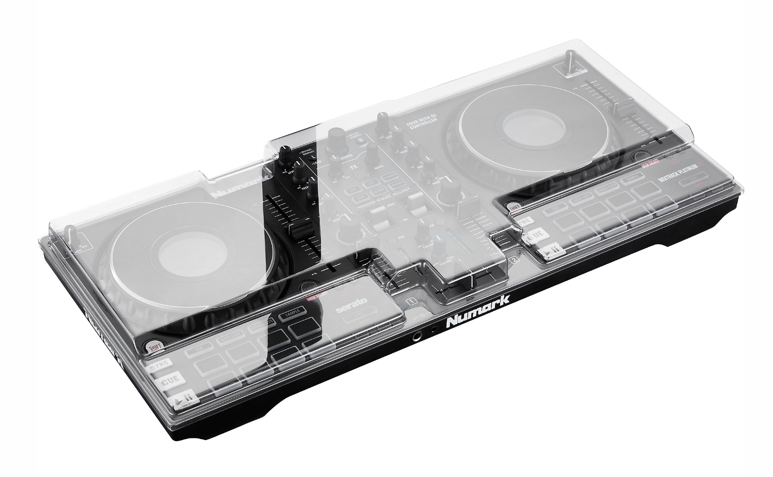 Numark Mixtrack Platinum FX Silver DJ Controller with Decksaver