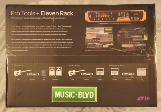 Avid Eleven Rack Guitar Multi Effects Processor and Pro Tools