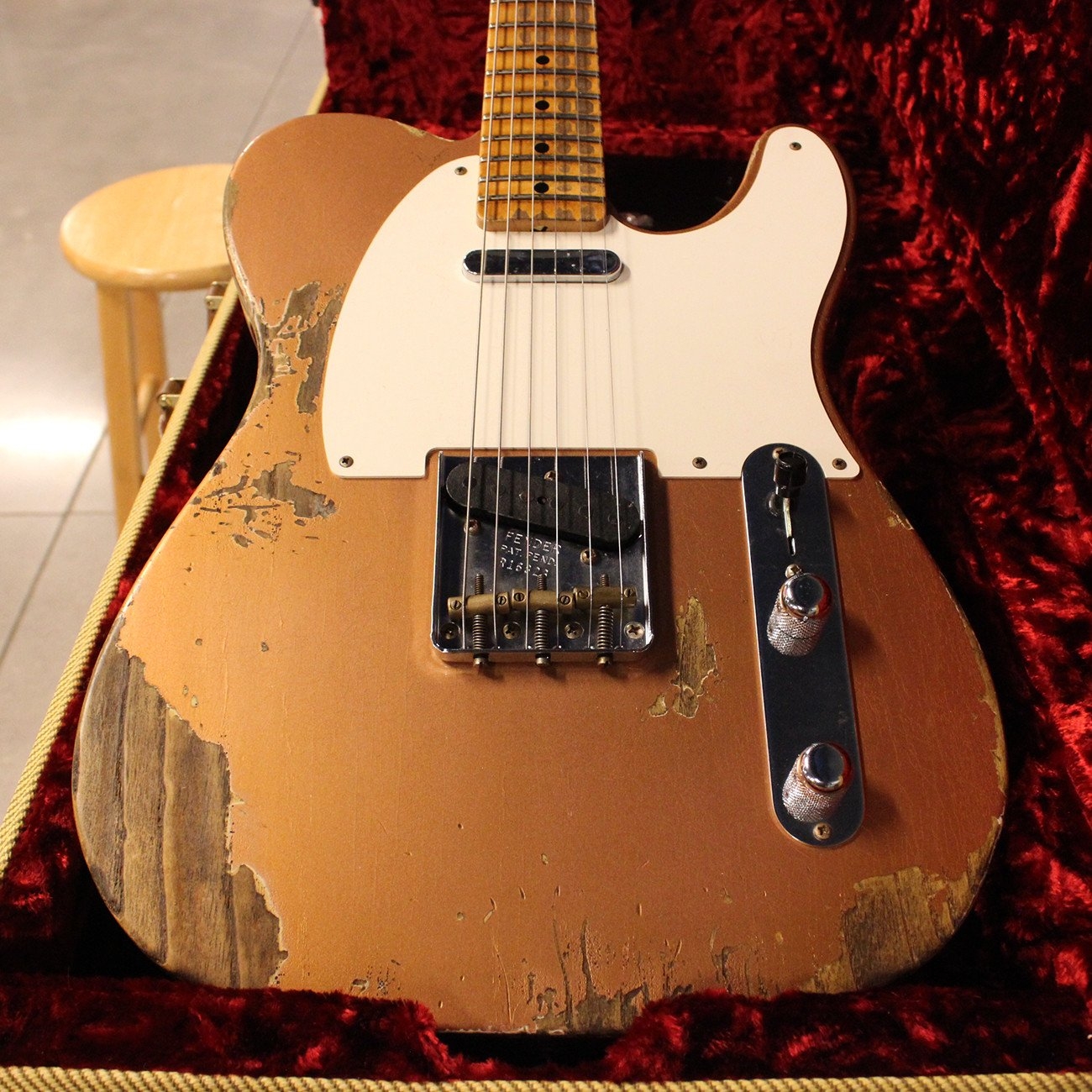 Fender Custom Shop 1953 Heavy Relic Telecaster - Aged Copper Metallic
