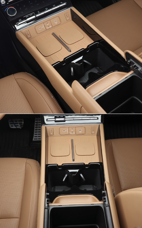 คอนโซลกลางคาร์บอนไฟเบอร์ Hyundai SANTA FE Hybrid ฮุนได ซานตา เฟ่