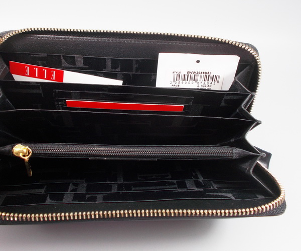 กระเป๋าสตางค์ ELLE ดำ ใหม่ แท้