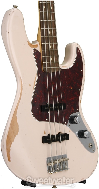 Fender Flea Road Worn Jazz Bass - Shell Pink