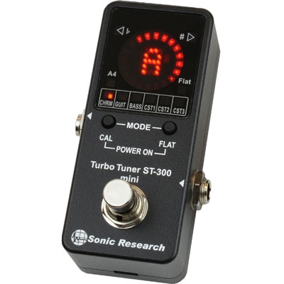 Sonic Research Turbo Tuner ST-300 Mini Stomp Box Strobe Tuner