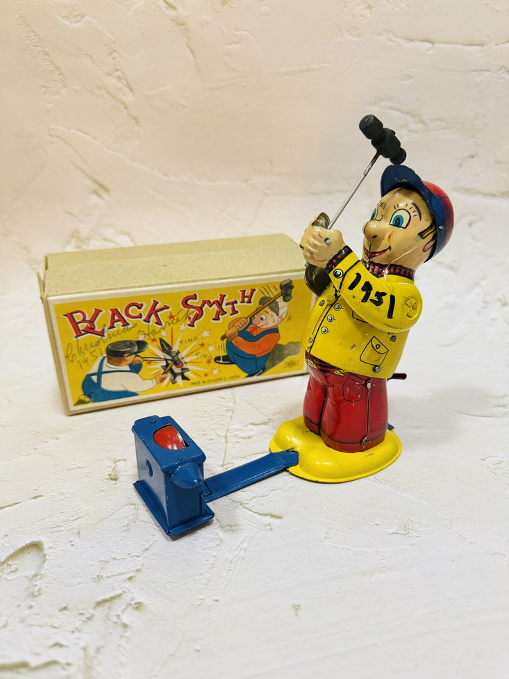 50s Nomura Blacksmith Vintage Toy