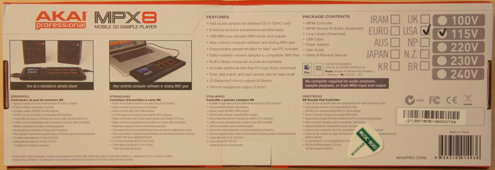 Akai Professional MPX8