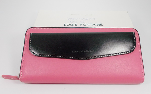 กระเป๋าสตางค์ LOUIS FONTAINE ชมพู-ดำ ใหม่ แท้
