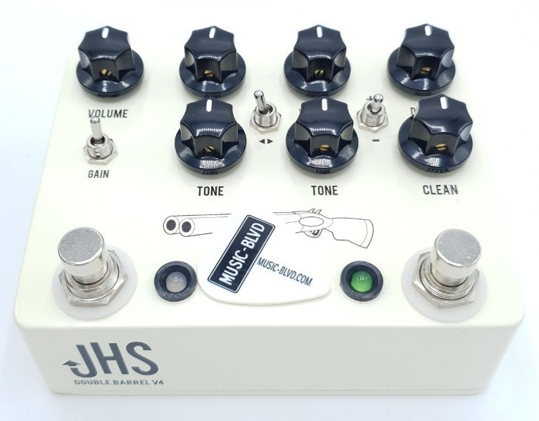 JHS Pedals Double Barrel V4 Overdrive Effects Pedal
