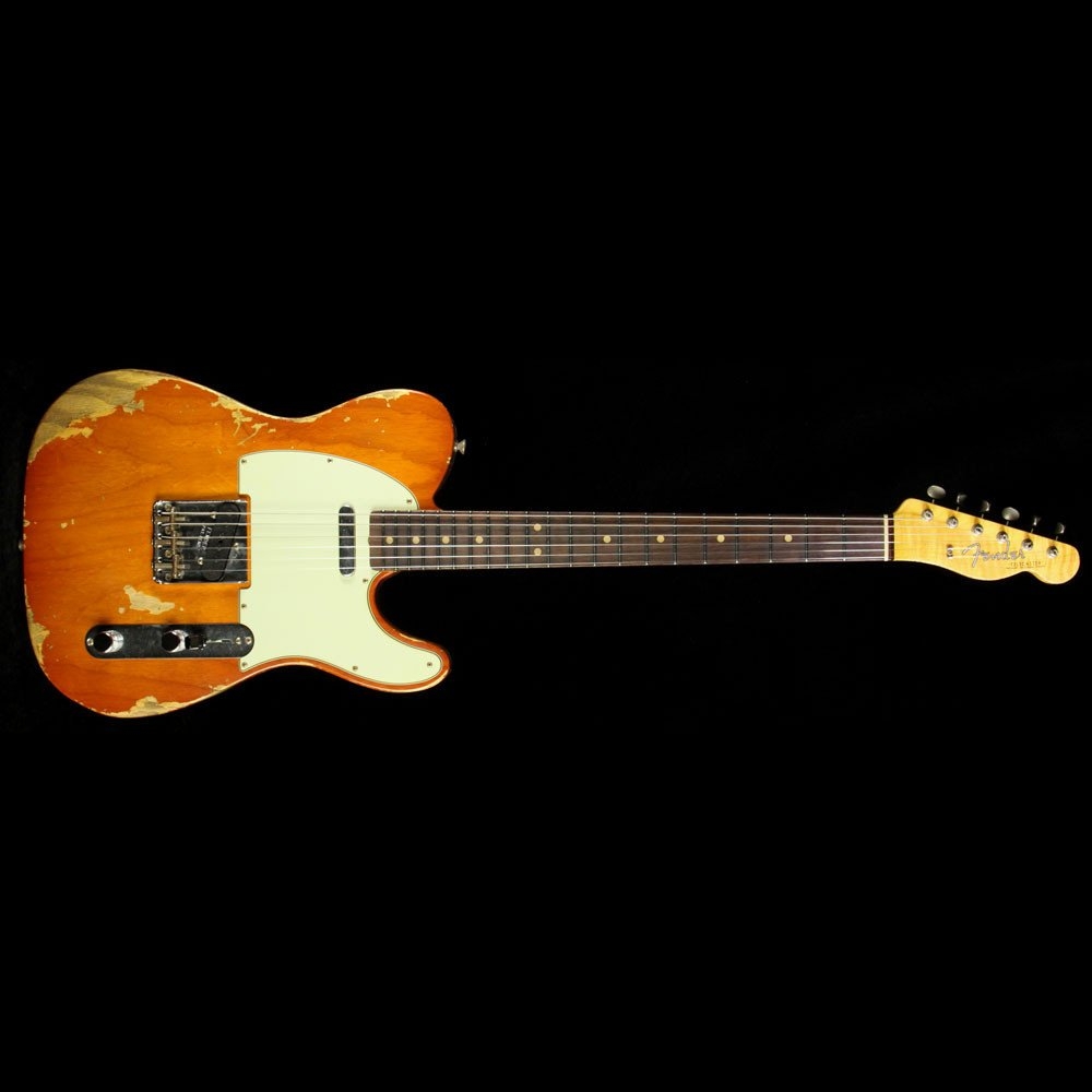 Fender Custom Shop 2017 Limited 1963 Telecaster Heavy Relic Electric Guitar - Faded Violin Burst