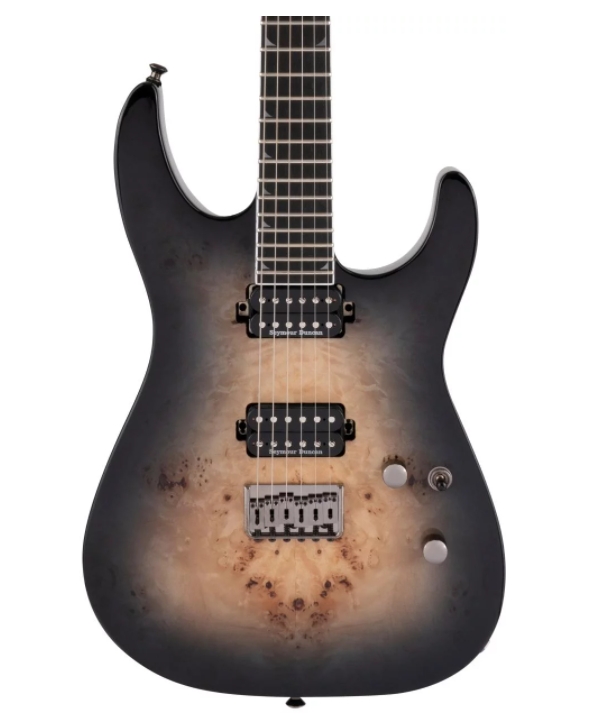 Jackson Pro Series Soloist SL2P MAH HT Electric Guitar - Transparent Black Burst
