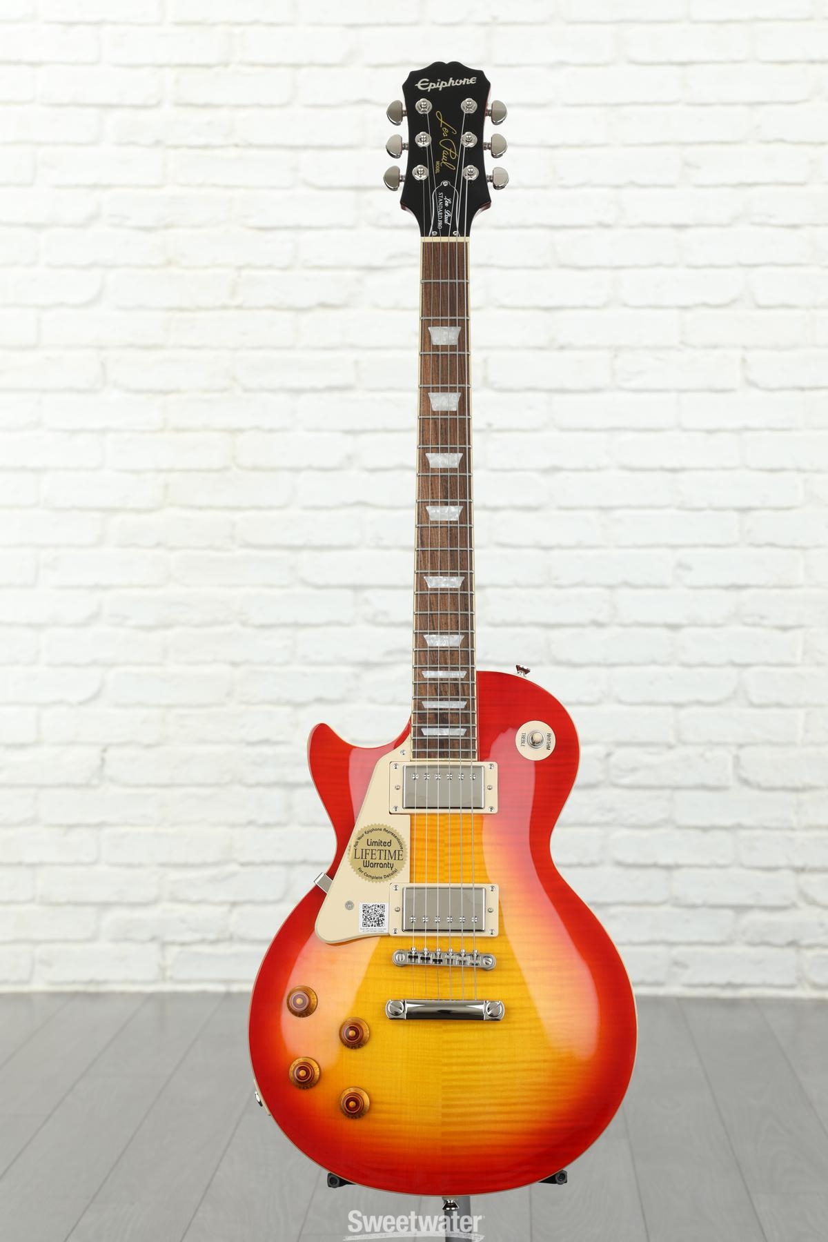 Epiphone Les Paul PlusTop PRO Left-Handed Electric Guitar Heritage Cherry Sunburst