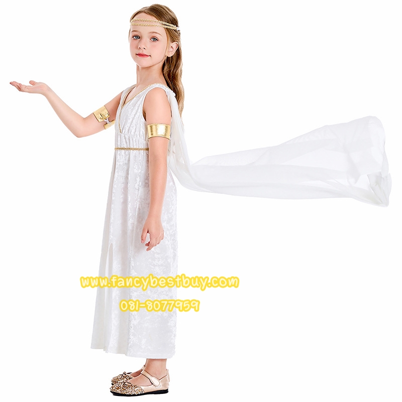 ชุดประจำชาติกรีก ชุดเจ้าหญิงกรีก สำหรับใช้เป็นชุดประจำชาติอาณาจักรกรีก ขนาด S 110-125, M 125-135, L 135-150